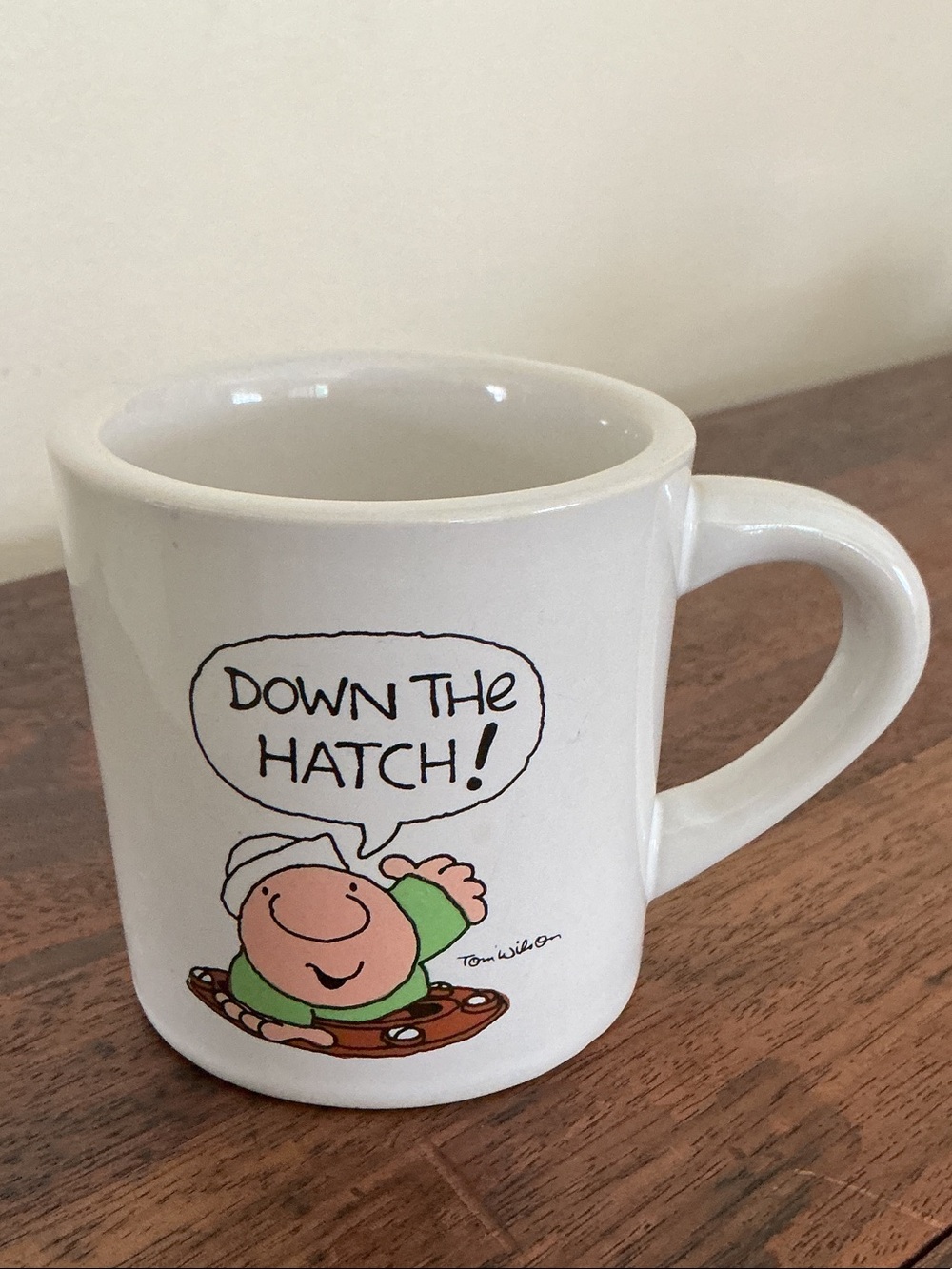 Ziggy Cartoon Mug - Down the Hatch!